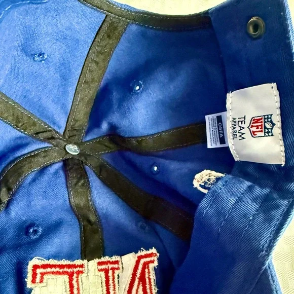 New England Patriots Hat NFL Football Cap Adjustable blue red - Picture 8 of 8